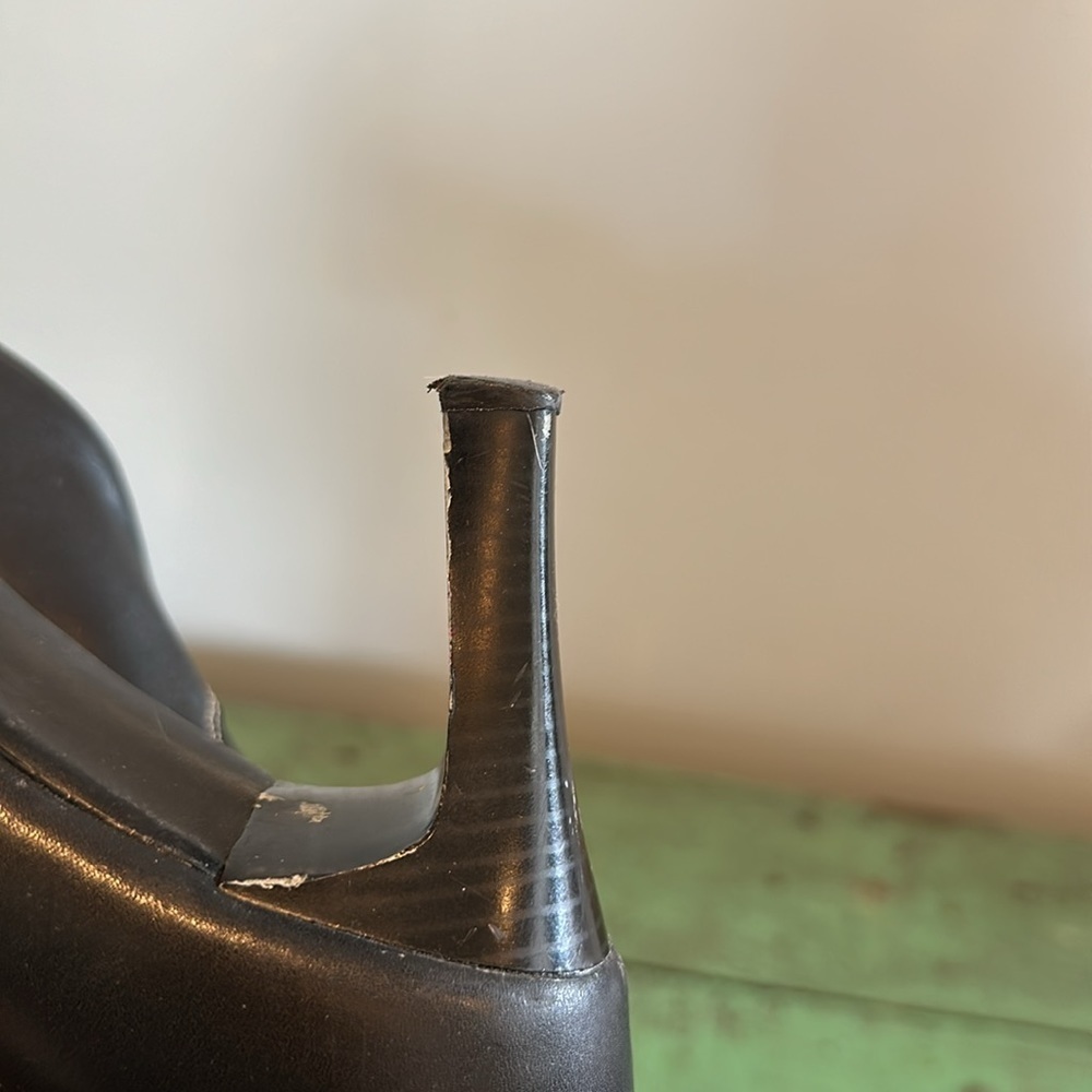 Women’s Predictions Black Leather Ankle Boot Size 7 - Picture 9 of 10